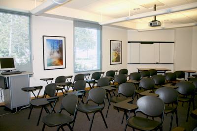 Interior of a meeting room