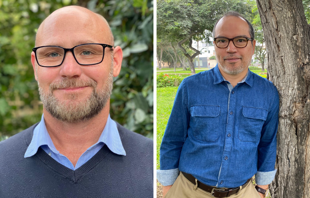 Headshots of Jeffrey Hoelle and Danny Pinedo