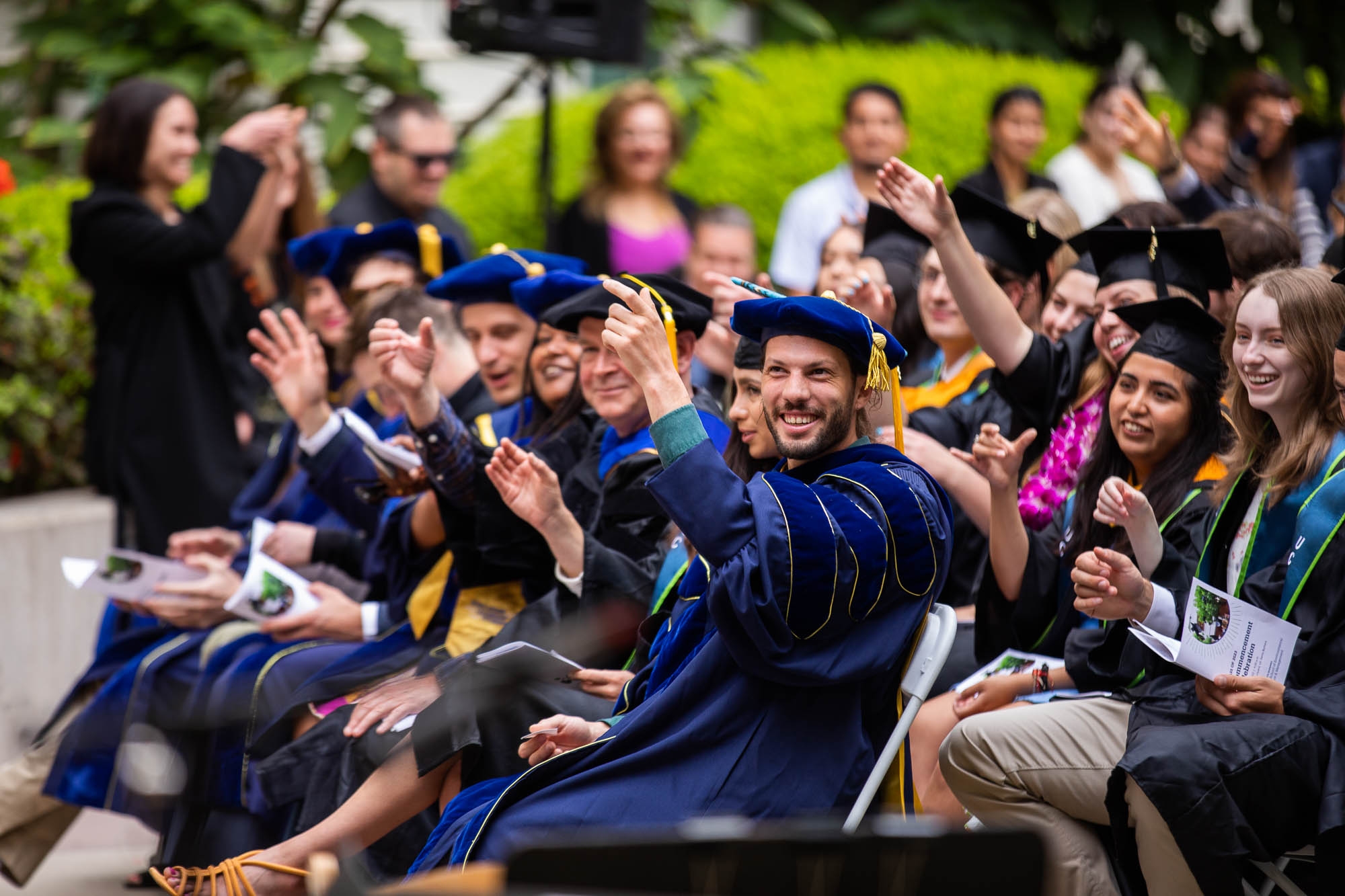 bren commencement smiles