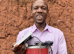 Cookstoves are distributed to rural Rwandans to be used