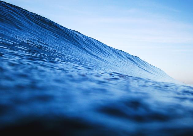 Ocean wave close up, credit to Austin Schmid