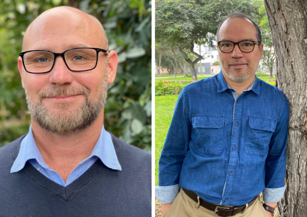 Headshots of Jeffrey Hoelle and Danny Pinedo