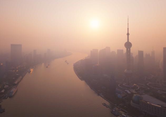 Shanghai City Air Pollution