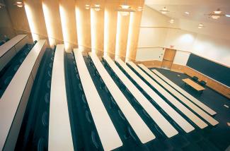 Interior of a lecture hall