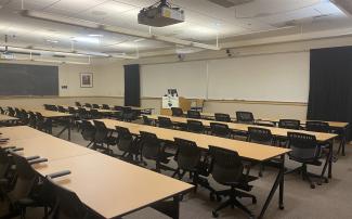 Interior of a lecture room