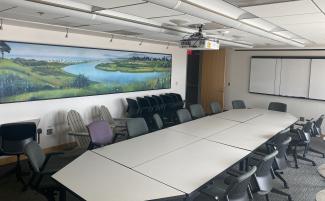 Interior of a conference room