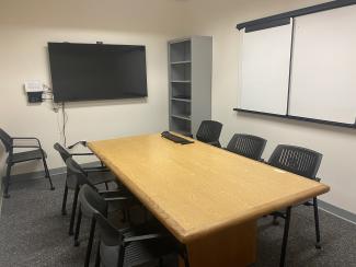 Interior of a meeting room