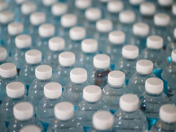 Plastic water bottles