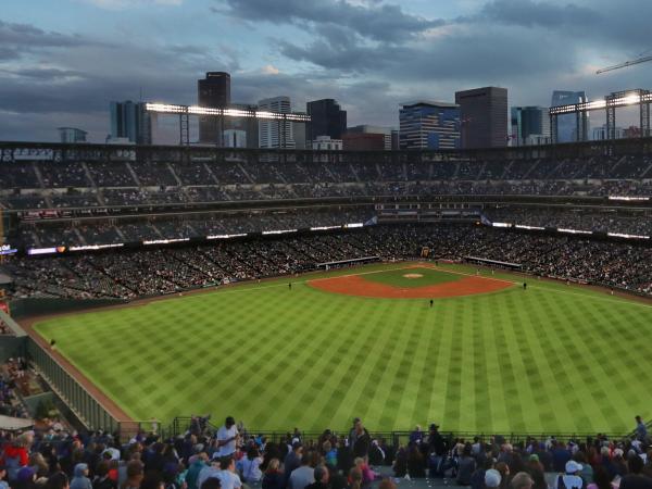 Baseball field and stadium